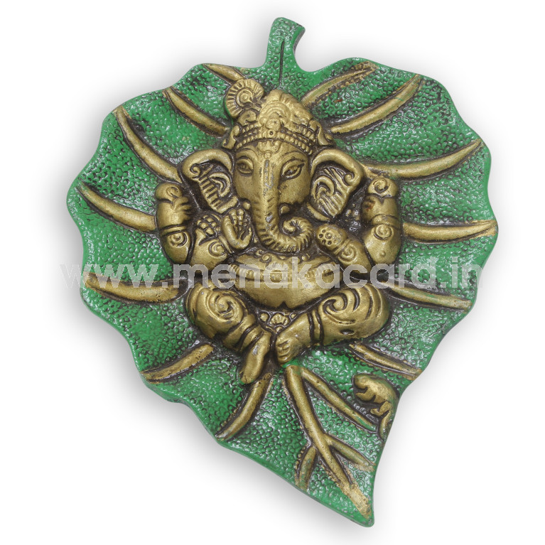 Leaf ganesha Meeena Small