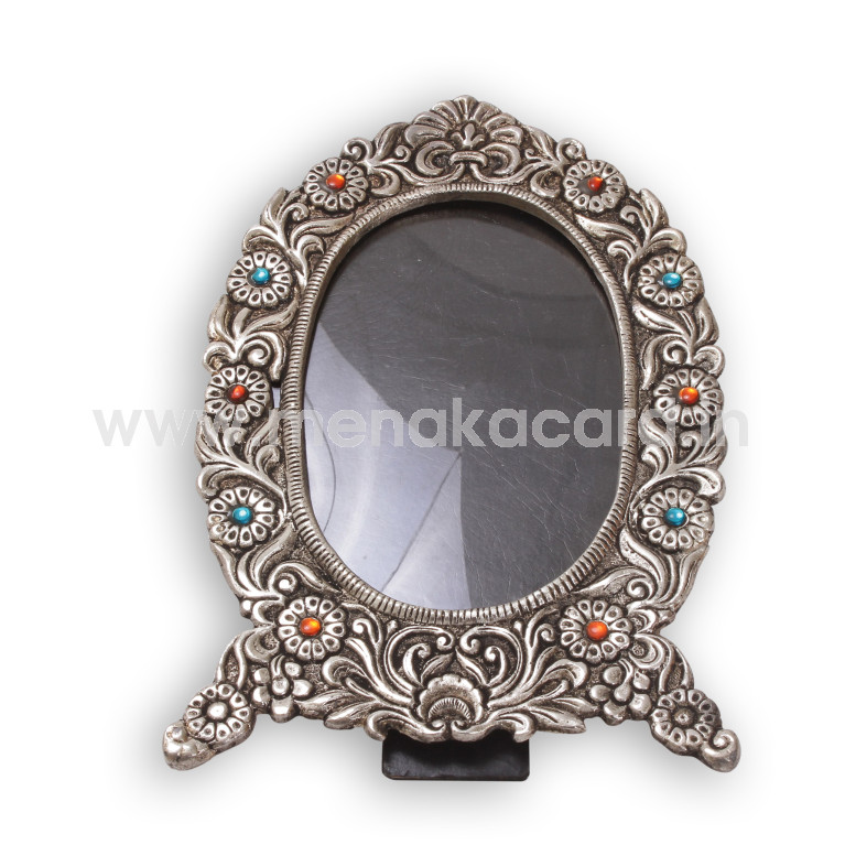 Photo Frame Oval Stones