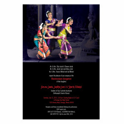 Arangetram Invitations Arangetram Brochures