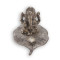 Ganesha on leaf Big with deepak
